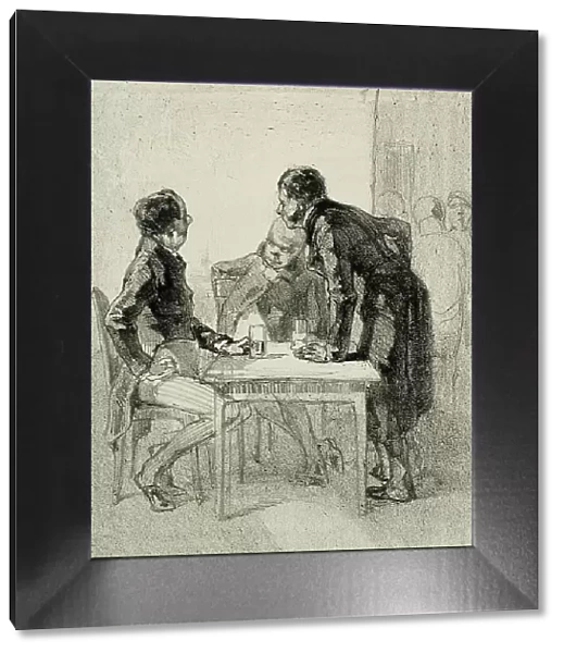 Les Bourgeois, 1856. Creator: Félicien Rops