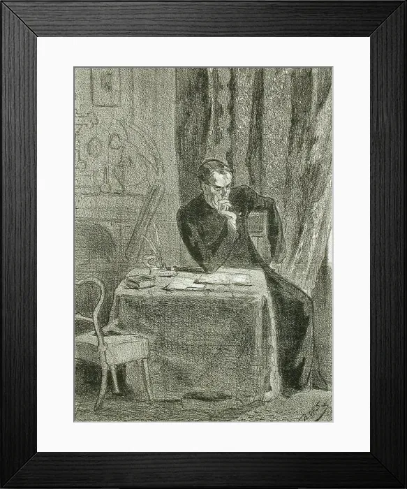 Framed Print : Portraits, 1857. Creator: Félicien Rops Framed Print : Portraits, 1857. Creator: Félicien Rops