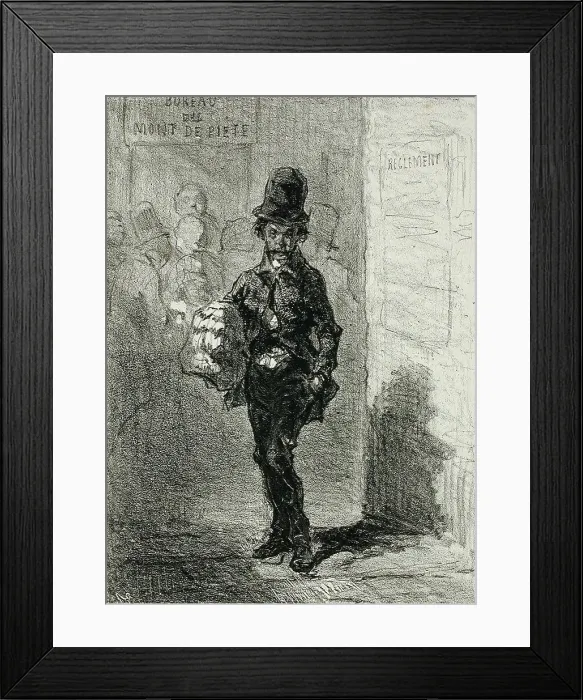 Framed Print : Les Faillites de Cupidon, 1856. Creator: Félicien Rops Framed Print : Les Faillites de Cupidon, 1856. Creator: Félicien Rops