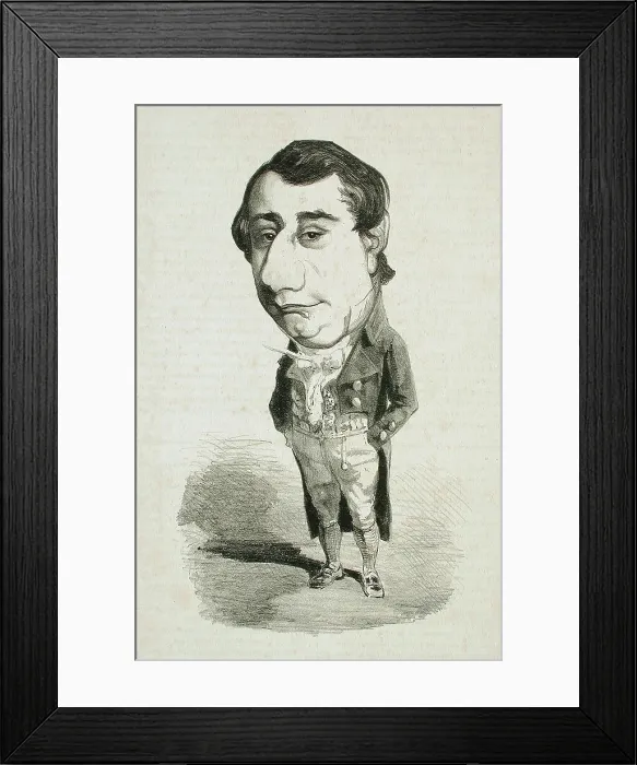 Framed Print : Victor Prilleux, 1856. Creator: Félicien Rops Framed Print : Victor Prilleux, 1856. Creator: Félicien Rops