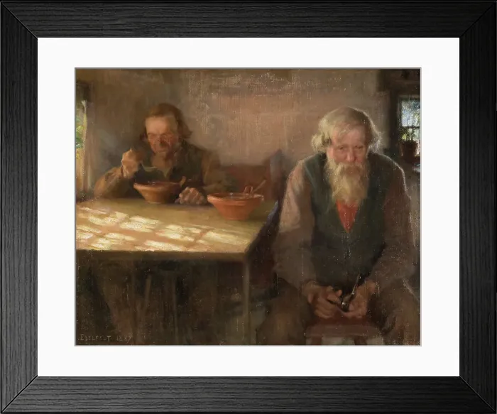 Framed Print : The Day of Rest, 1889. Creator: Albert Edelfelt Framed Print : The Day of Rest, 1889. Creator: Albert Edelfelt