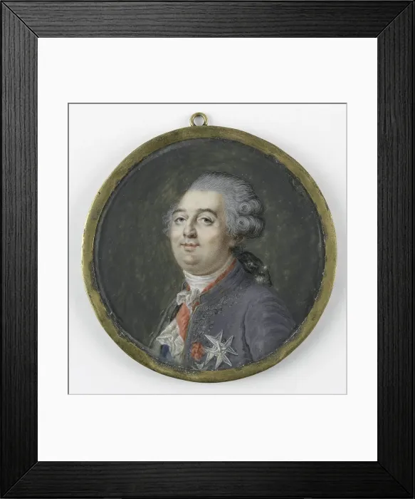 Framed Print : Portrait of Louis XVI (1754-93), King of France, 1775-1800. Creator: Unknown Framed Print : Portrait of Louis XVI (1754-93), King of France, 1775-1800. Creator: Unknown