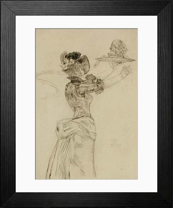 Framed Print : Maturité, 1887. Creator: Félicien Rops Framed Print : Maturité, 1887. Creator: Félicien Rops