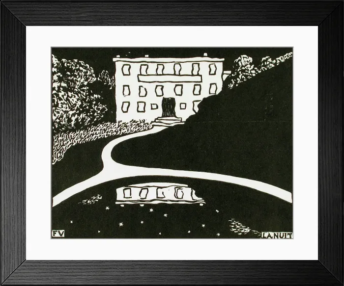 Framed Print : The night, 1895. Creator: Felix Vallotton Framed Print : The night, 1895. Creator: Felix Vallotton