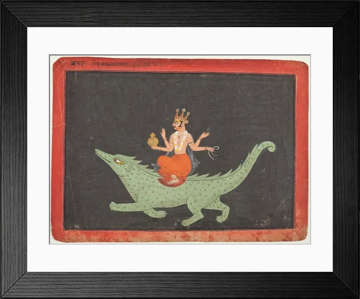 Framed Print : Varuna, the God of Waters (image 1 of 3), between 1675 and 1700. Creator: Unknown Framed Print : Varuna, the God of Waters (image 1 of 3), between 1675 and 1700. Creator: Unknown