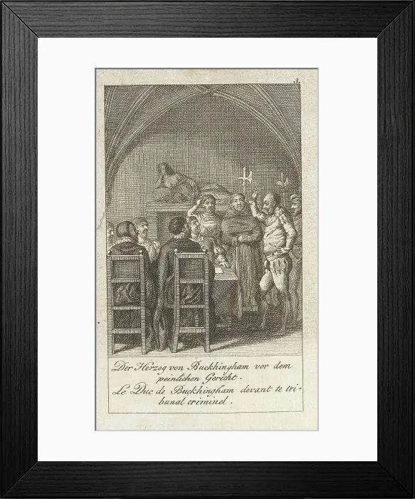 Framed Print : Illustration for the History of Henry VIII, 1796. Creator: Friedrich Christian Geyser Framed Print : Illustration for the History of Henry VIII, 1796. Creator: Friedrich Christian Geyser
