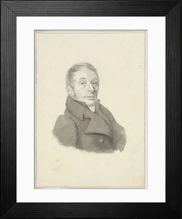 Framed Print : Portrait of Carel Lodewijk Hansen, c.1839-c.1840. Creator: Lambertus Johannes Hansen Framed Print : Portrait of Carel Lodewijk Hansen, c.1839-c.1840. Creator: Lambertus Johannes Hansen