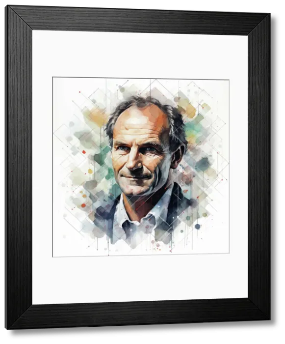 Framed Print : AI IMAGE - Portrait of Tim Berners-Lee, 2010s, (2023). Creator: Heritage Images Framed Print : AI IMAGE - Portrait of Tim Berners-Lee, 2010s, (2023). Creator: Heritage Images