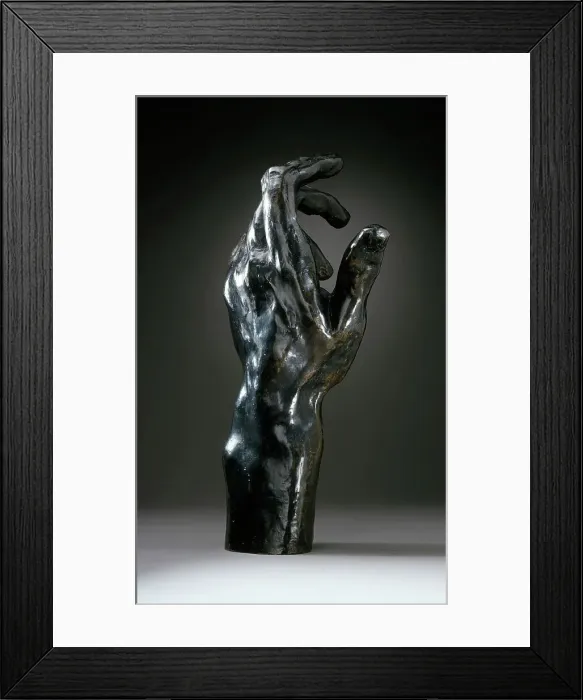Framed Print : Left Hand of Pierre de Wissant (image 1 of 2), Date of this cast unknown. Creator: Auguste Rodin Framed Print : Left Hand of Pierre de Wissant (image 1 of 2), Date of this cast unknown. Creator: Auguste Rodin