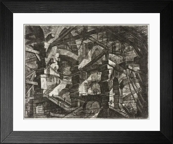 Framed Print : The Gothic Arch, 1761. Creator: Giovanni Battista Piranesi Framed Print : The Gothic Arch, 1761. Creator: Giovanni Battista Piranesi