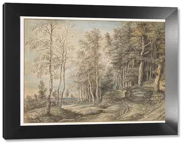 Forest landscape, 1605-1673. Creator: Lucas van Uden
