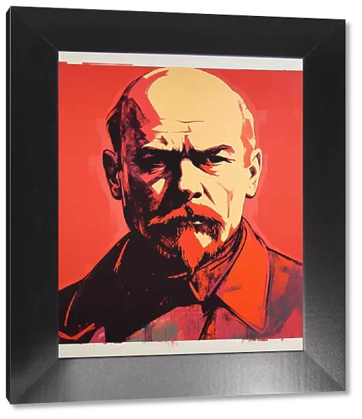AI IMAGE - Portrait of Vladimir Lenin, 1910s, (2023). Creator: Heritage Images