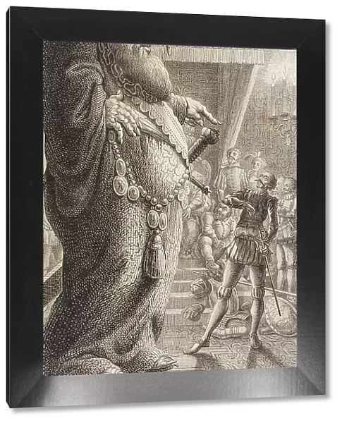 Plate XXII from Life and Adventures of the Knight Don Quixote de la Mancha, 1780. Creator: Daniel Berger