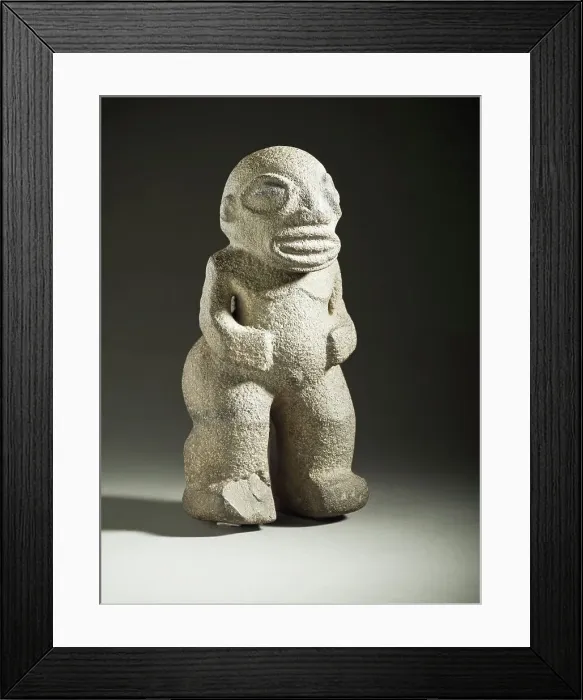 Framed Print : Ancestor Figure (tiki) (image 1 of 2), c.1800. Creator: Unknown Framed Print : Ancestor Figure (tiki) (image 1 of 2), c.1800. Creator: Unknown