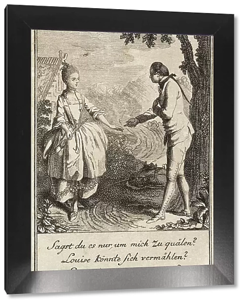 Plate 3 from The Deserter by Sedaine, 1775. Creator: Daniel Berger