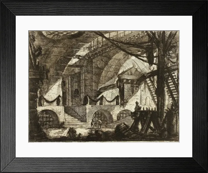 Framed Print : The Sawhorse, 1761. Creator: Giovanni Battista Piranesi Framed Print : The Sawhorse, 1761. Creator: Giovanni Battista Piranesi