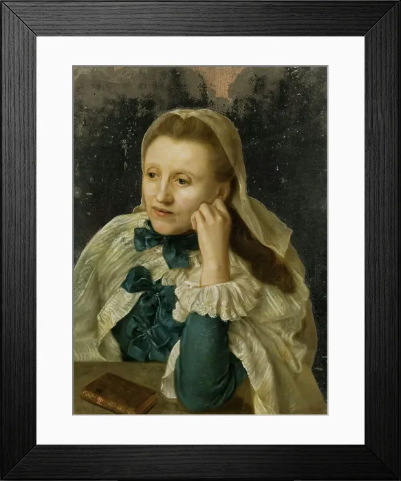 Framed Print : Unknown woman, possibly Anna Charlotta Kruuse af Verchou (1689-1766), 18th century. Creator: Anders Bergius Framed Print : Unknown woman, possibly Anna Charlotta Kruuse af Verchou (1689-1766), 18th century. Creator: Anders Bergius