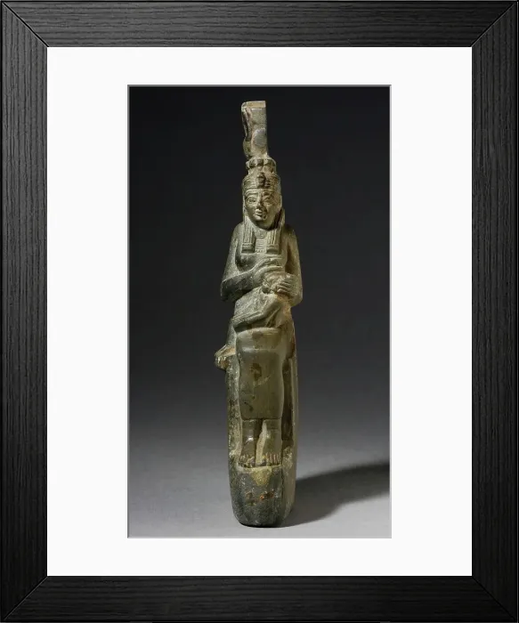Framed Print : Isis Suckling Horus, Egypt, Third Intermediate Period circa 24th Dynasty. Creator: Unknown Framed Print : Isis Suckling Horus, Egypt, Third Intermediate Period circa 24th Dynasty. Creator: Unknown