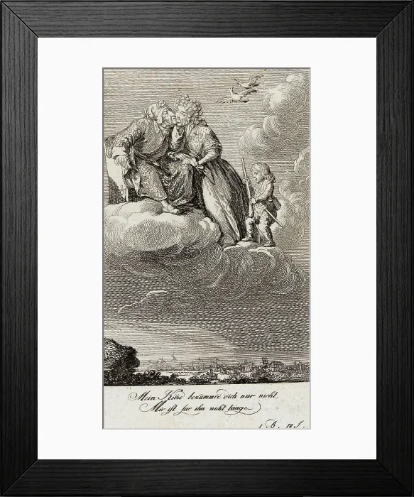 Framed Print : Blumauer's Aeneide, 1789. Creator: Daniel Nikolaus Chodowiecki Framed Print : Blumauer's Aeneide, 1789. Creator: Daniel Nikolaus Chodowiecki