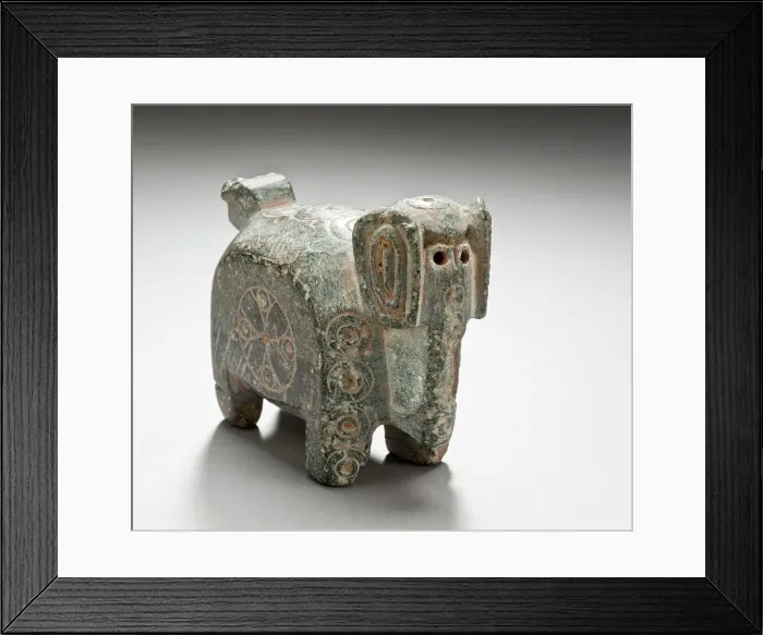Framed Print : Elephant, 10th century. Creator: Unknown Framed Print : Elephant, 10th century. Creator: Unknown