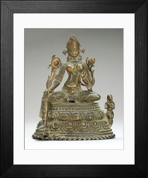 Framed Print : The Buddhist Goddess Tara, 11th century. Creator: Unknown Framed Print : The Buddhist Goddess Tara, 11th century. Creator: Unknown