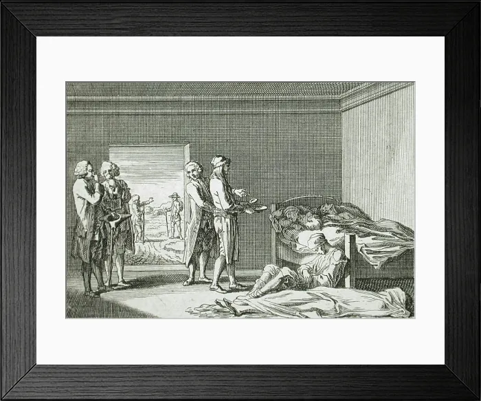 Framed Print : Illustration for Basedow's Elementary Work, 1770. Creator: Daniel Nikolaus Chodowiecki Framed Print : Illustration for Basedow's Elementary Work, 1770. Creator: Daniel Nikolaus Chodowiecki