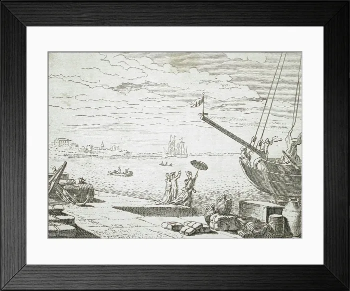 Framed Print : Illustration for Basedow's Elementary Work, 1770. Creator: Daniel Nikolaus Chodowiecki Framed Print : Illustration for Basedow's Elementary Work, 1770. Creator: Daniel Nikolaus Chodowiecki