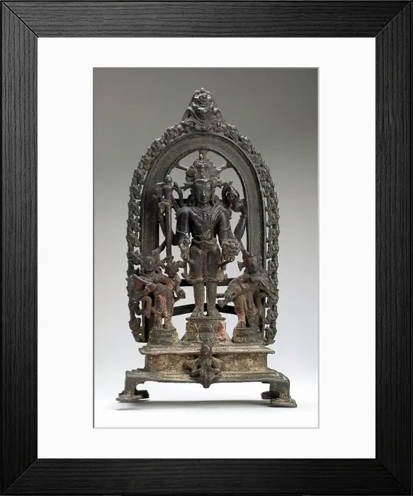 Framed Print : The Hindu God Vishnu, c.1150. Creator: Unknown Framed Print : The Hindu God Vishnu, c.1150. Creator: Unknown