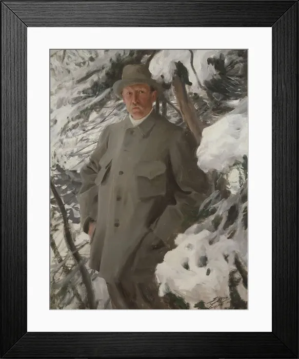 Framed Print : The Painter Bruno Liljefors, 1906. Creator: Anders Leonard Zorn Framed Print : The Painter Bruno Liljefors, 1906. Creator: Anders Leonard Zorn