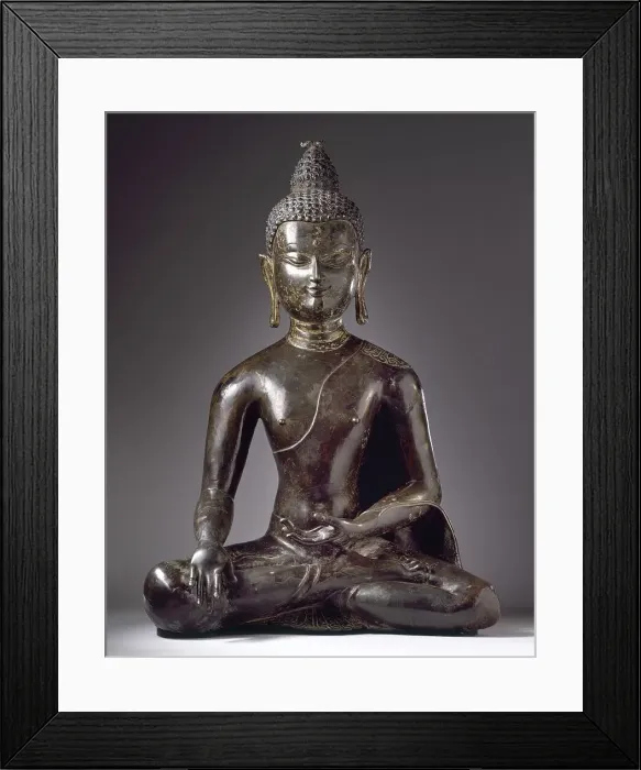 Framed Print : Buddha Shakyamuni, c.11th century. Creator: Unknown Framed Print : Buddha Shakyamuni, c.11th century. Creator: Unknown