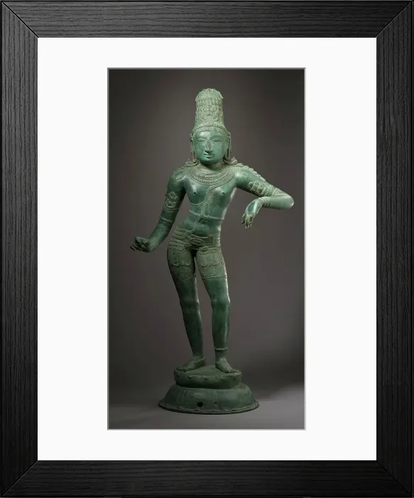 Framed Print : Krishna Rajamannar, Late 12th-13th century. Creator: Unknown Framed Print : Krishna Rajamannar, Late 12th-13th century. Creator: Unknown