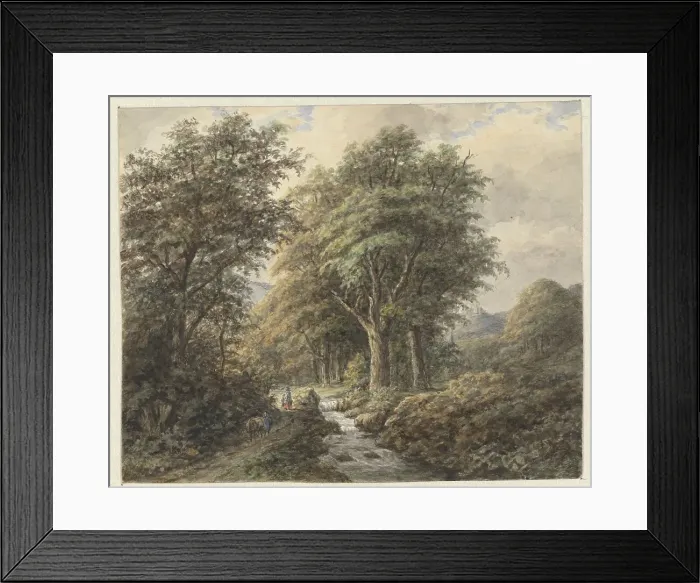Framed Print : Landscape, 1849-1917. Creator: Matthijs Maris Framed Print : Landscape, 1849-1917. Creator: Matthijs Maris