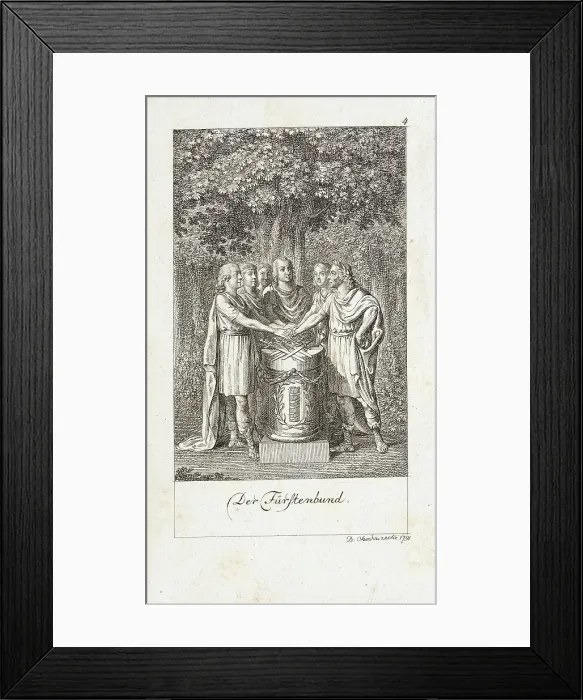 Framed Print : Illustration for Six Great Events of the Last Decade, 1791. Creator: Daniel Nikolaus Chodowiecki Framed Print : Illustration for Six Great Events of the Last Decade, 1791. Creator: Daniel Nikolaus Chodowiecki