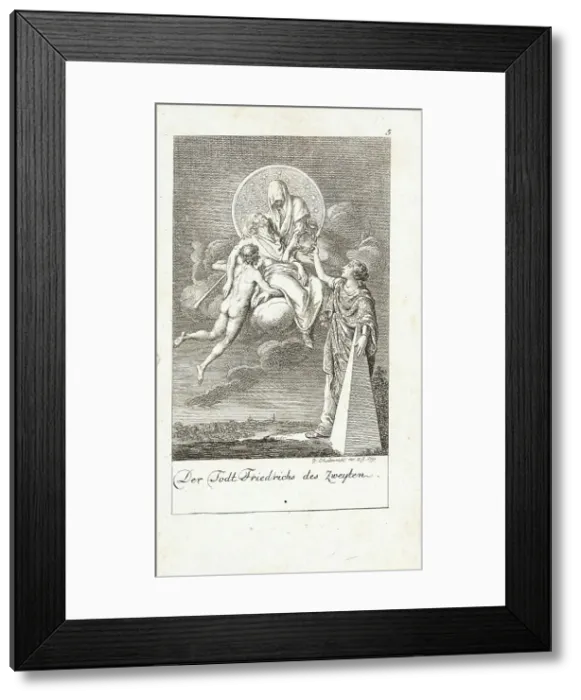 Framed Print : Illustration for Six Great Events of the Last Decade, 1791. Creator: Daniel Nikolaus Chodowiecki Framed Print : Illustration for Six Great Events of the Last Decade, 1791. Creator: Daniel Nikolaus Chodowiecki