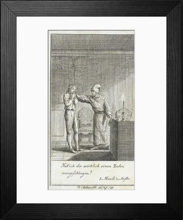 Framed Print : Illustration for Gust. Fr. Wilh. Grossman Not More than Six Bowls, 1781. Creator: Daniel Nikolaus Chodowiecki Framed Print : Illustration for Gust. Fr. Wilh. Grossman Not More than Six Bowls, 1781. Creator: Daniel Nikolaus Chodowiecki