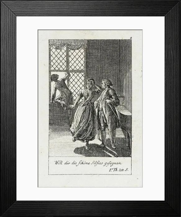 Framed Print : Plate 4 for J.G. Muller's Siegfried von Lindenberg, 1783. Creator: Daniel Nikolaus Chodowiecki Framed Print : Plate 4 for J.G. Muller's Siegfried von Lindenberg, 1783. Creator: Daniel Nikolaus Chodowiecki