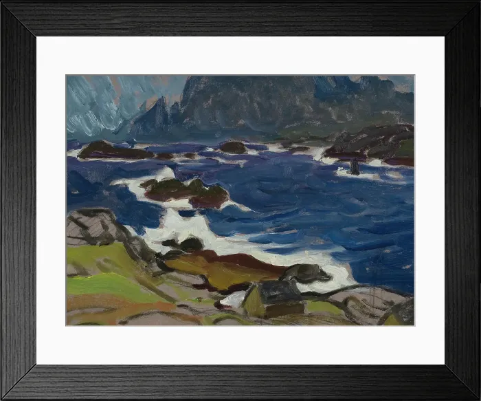 Framed Print : Study during a Storm. From Lofoten, 1930. Creator: Anna Katarina Boberg Framed Print : Study during a Storm. From Lofoten, 1930. Creator: Anna Katarina Boberg