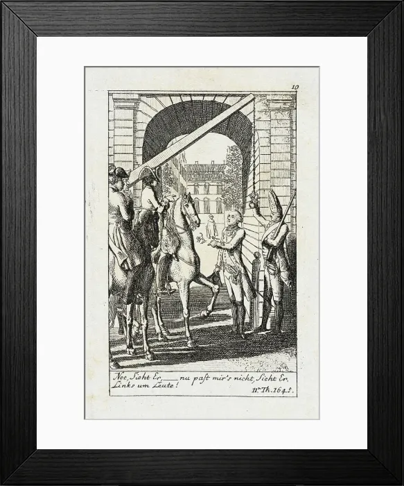 Framed Print : Plate 10 for J.G. Muller's Siegfried von Lindenberg, 1783. Creator: Daniel Nikolaus Chodowiecki Framed Print : Plate 10 for J.G. Muller's Siegfried von Lindenberg, 1783. Creator: Daniel Nikolaus Chodowiecki