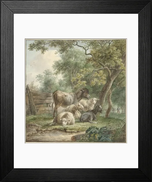 Framed Print : Cattle in an Orchard, c.1790-c.1815. Creator: Pieter Gerardus van Os Framed Print : Cattle in an Orchard, c.1790-c.1815. Creator: Pieter Gerardus van Os