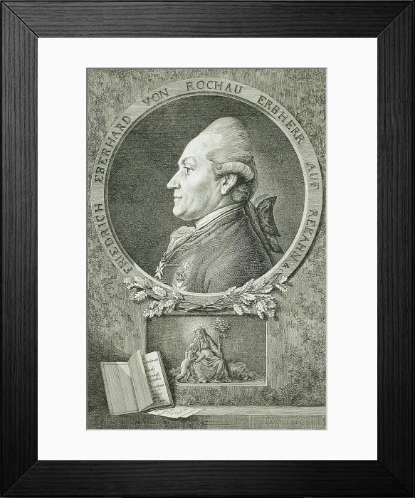 Framed Print : Portrait of Friedrich Eberhard von Rochau, 1777. Creator: Daniel Nikolaus Chodowiecki Framed Print : Portrait of Friedrich Eberhard von Rochau, 1777. Creator: Daniel Nikolaus Chodowiecki