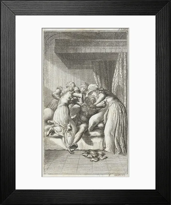 Framed Print : Illustration for Weber's Stories from Antiquity, 1787. Creator: Daniel Nikolaus Chodowiecki Framed Print : Illustration for Weber's Stories from Antiquity, 1787. Creator: Daniel Nikolaus Chodowiecki