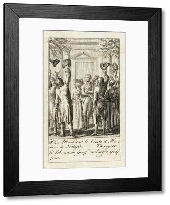 Framed Print : Illustration for Caroline of Lichtfield, 1786. Creator: Daniel Nikolaus Chodowiecki Framed Print : Illustration for Caroline of Lichtfield, 1786. Creator: Daniel Nikolaus Chodowiecki