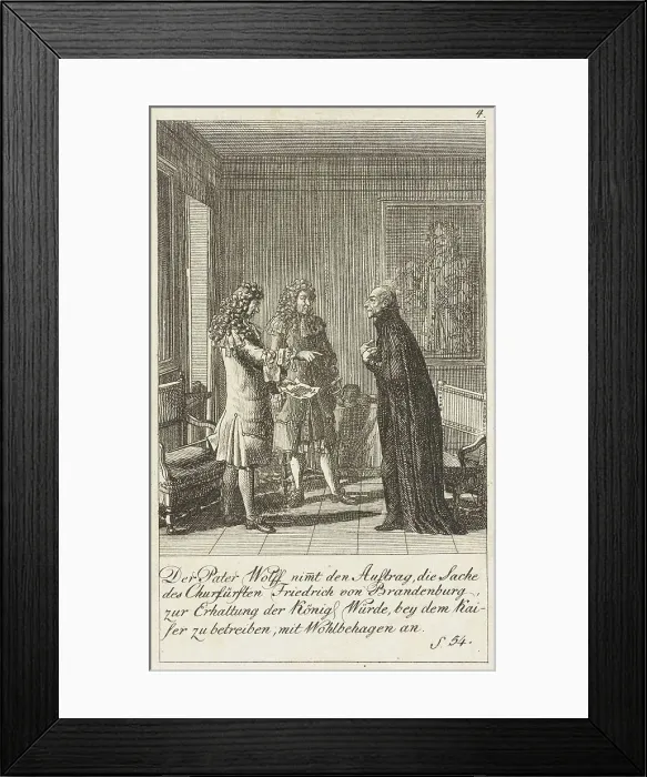 Framed Print : Plate 4 for History of Brandenburg for 1793, 1792. Creator: Daniel Nikolaus Chodowiecki Framed Print : Plate 4 for History of Brandenburg for 1793, 1792. Creator: Daniel Nikolaus Chodowiecki