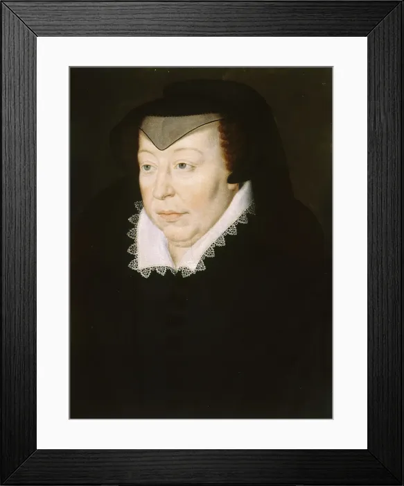 Framed Print : Portrait of Catherine de Medici, c1580. Creator: Unknown Framed Print : Portrait of Catherine de Medici, c1580. Creator: Unknown