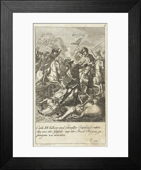 Framed Print : Plate 8 for History of Brandenburg for 1793, 1792. Creator: Daniel Nikolaus Chodowiecki Framed Print : Plate 8 for History of Brandenburg for 1793, 1792. Creator: Daniel Nikolaus Chodowiecki