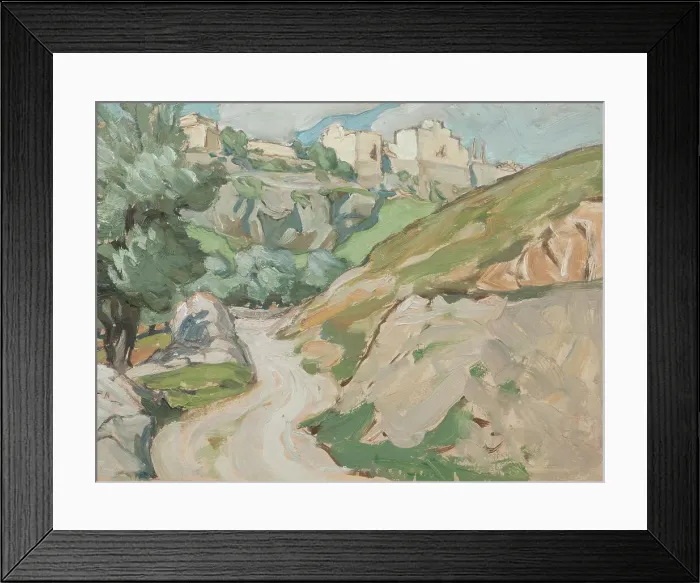 Framed Print : The Road to Jerusalem. Study, 1921. Creator: Anna Katarina Boberg Framed Print : The Road to Jerusalem. Study, 1921. Creator: Anna Katarina Boberg