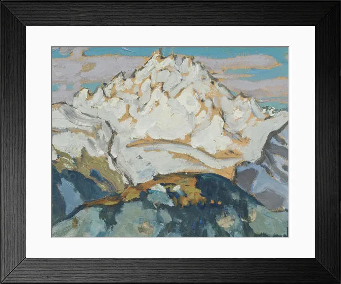 Framed Print : The White Mountain Top. Study from Switzerland. Creator: Anna Katarina Boberg Framed Print : The White Mountain Top. Study from Switzerland. Creator: Anna Katarina Boberg