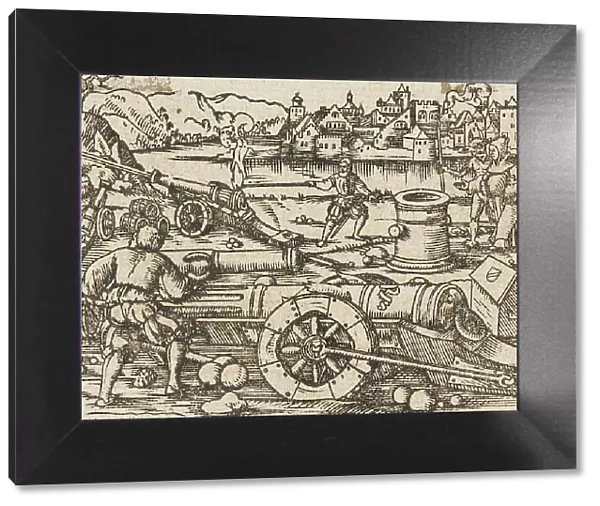 Firing Cannon, 1550. Creator: David Kannel