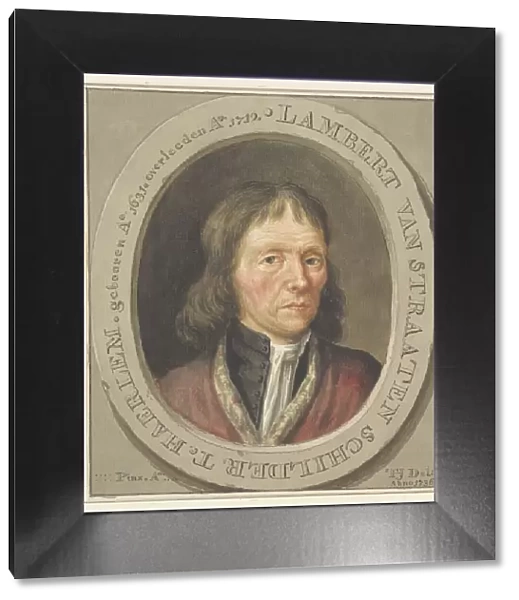 Portrait of the painter Lambert van Straaten, 1736. Creator: Tako Hajo Jelgersma
