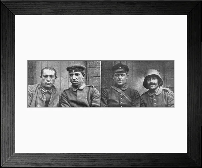 Framed Print : Les succes Britanniques, entre Arras et Lens; Types de soldats allemands faits prisonniers... 1917 Creator: Unknown Framed Print : Les succes Britanniques, entre Arras et Lens; Types de soldats allemands faits prisonniers... 1917 Creator: Unknown